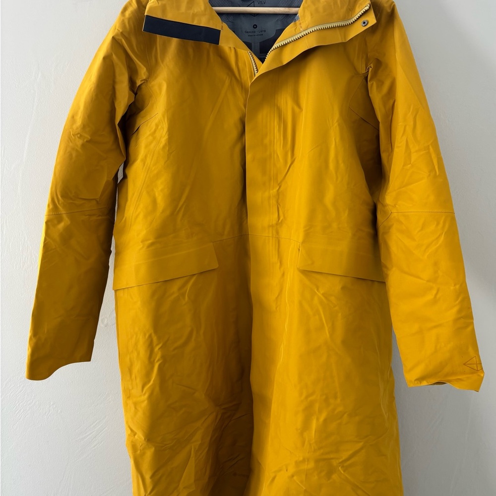 Elegant Mustard Trench Coat